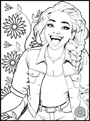 Hey Girl Hey! Kalm for the Creative Soul Vol 1. Adult Coloring Book