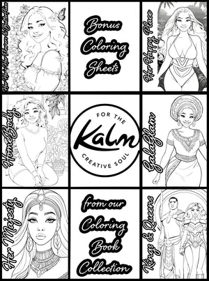 Hey Girl Hey! Kalm for the Creative Soul Vol 1. Adult Coloring Book